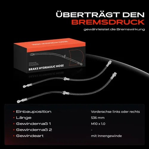 Bremsschlauch Vorderachse Frankberg 5481FB0062594 Bild Bremsschlauch Vorderachse Frankberg 5481FB0062594