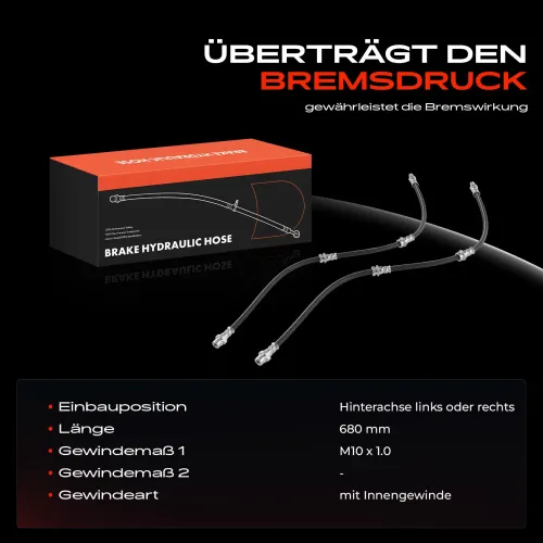 Bremsschlauch Hinterachse Frankberg 5481FB0062619 Bild Bremsschlauch Hinterachse Frankberg 5481FB0062619