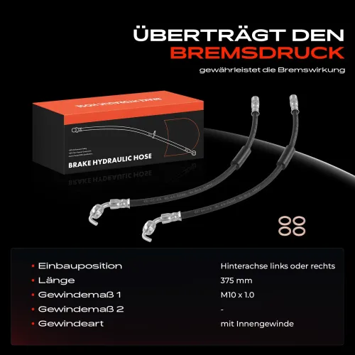 Bremsschlauch Hinterachse Frankberg 5481FB0062620 Bild Bremsschlauch Hinterachse Frankberg 5481FB0062620