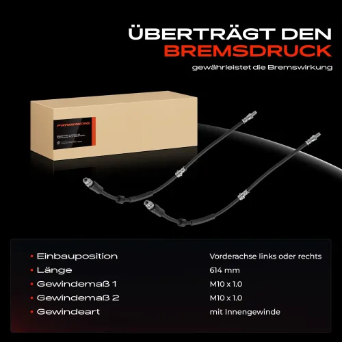 Bremsschlauch Vorderachse Frankberg 5481FB0062625 Bild Bremsschlauch Vorderachse Frankberg 5481FB0062625