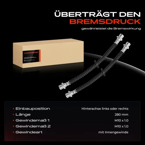 Bremsschlauch Hinterachse Frankberg 5481FB0062651 Bild Bremsschlauch Hinterachse Frankberg 5481FB0062651