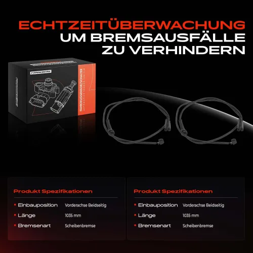 Warnkontakt, Bremsbelagverschleiß Vorderachse beidseitig Frankberg 5481FB0062705 Bild Warnkontakt, Bremsbelagverschleiß Vorderachse beidseitig Frankberg 5481FB0062705