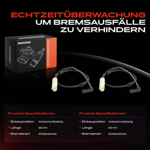 Warnkontakt, Bremsbelagverschleiß Vorderachse beidseitig Frankberg 5481FB0062728 Bild Warnkontakt, Bremsbelagverschleiß Vorderachse beidseitig Frankberg 5481FB0062728