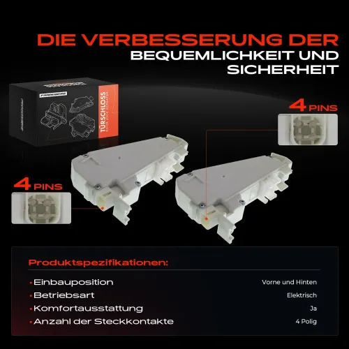 Türschloss vorne und hinten Frankberg 5481FB0062901 Bild Türschloss vorne und hinten Frankberg 5481FB0062901