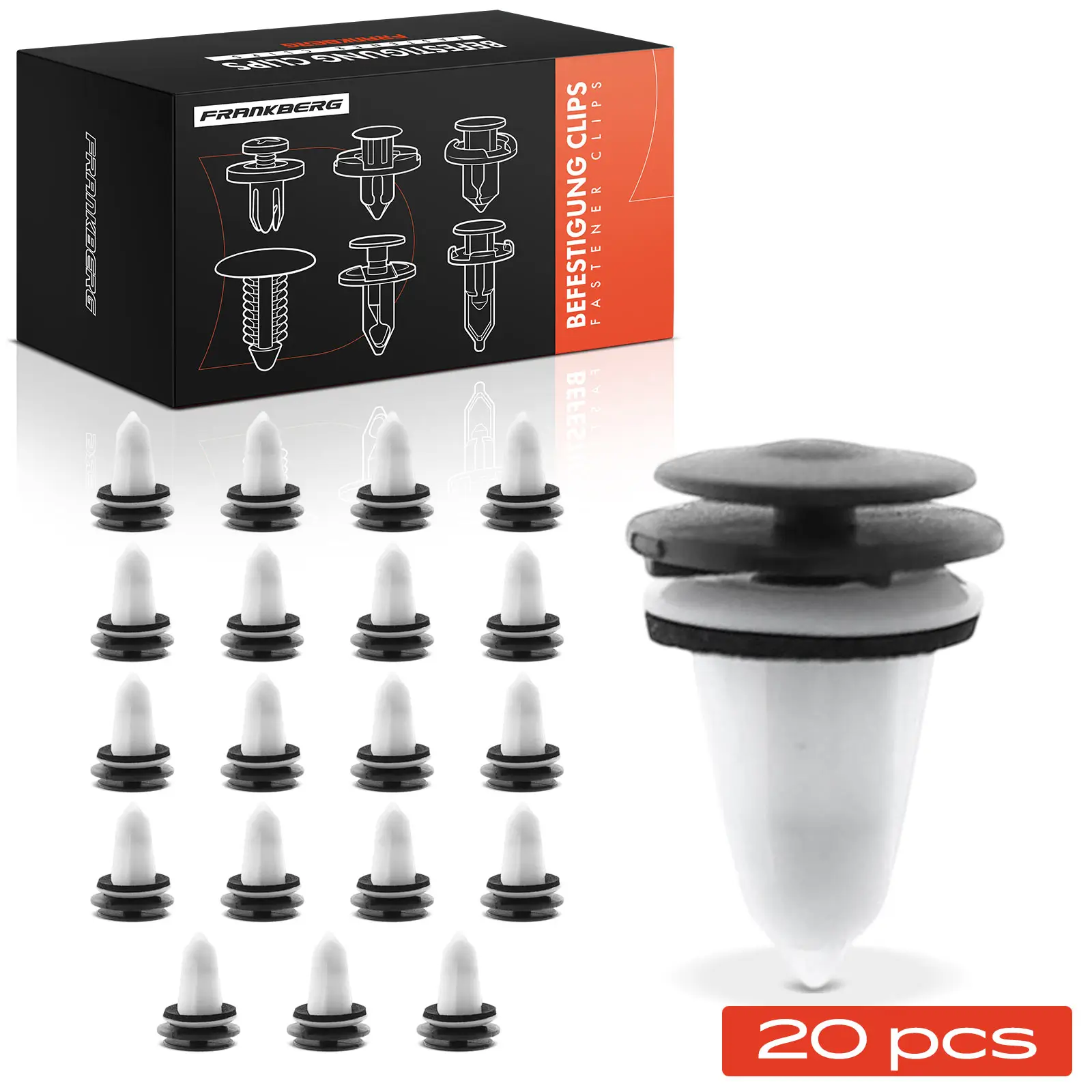 Clip, Zier-/Schutzleiste Fahrzeugfrontscheibe Frankberg 5481FB0064252