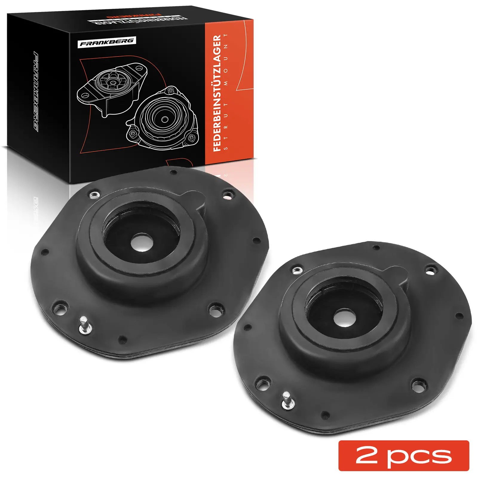 Federbeinstützlager Vorderachse beidseitig Frankberg 5481FB0064456