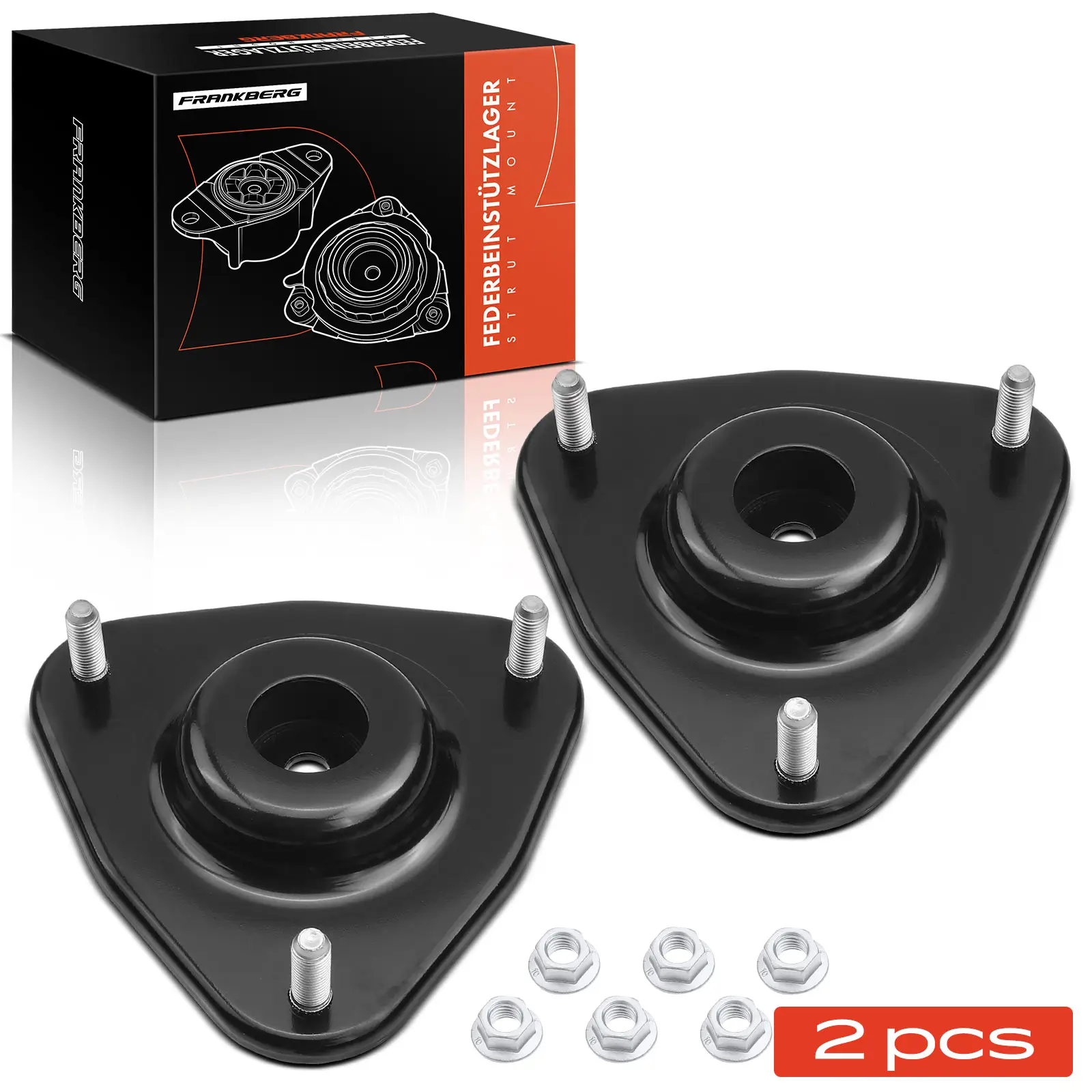 Federbeinstützlager Vorderachse beidseitig Frankberg 5481FB0064491