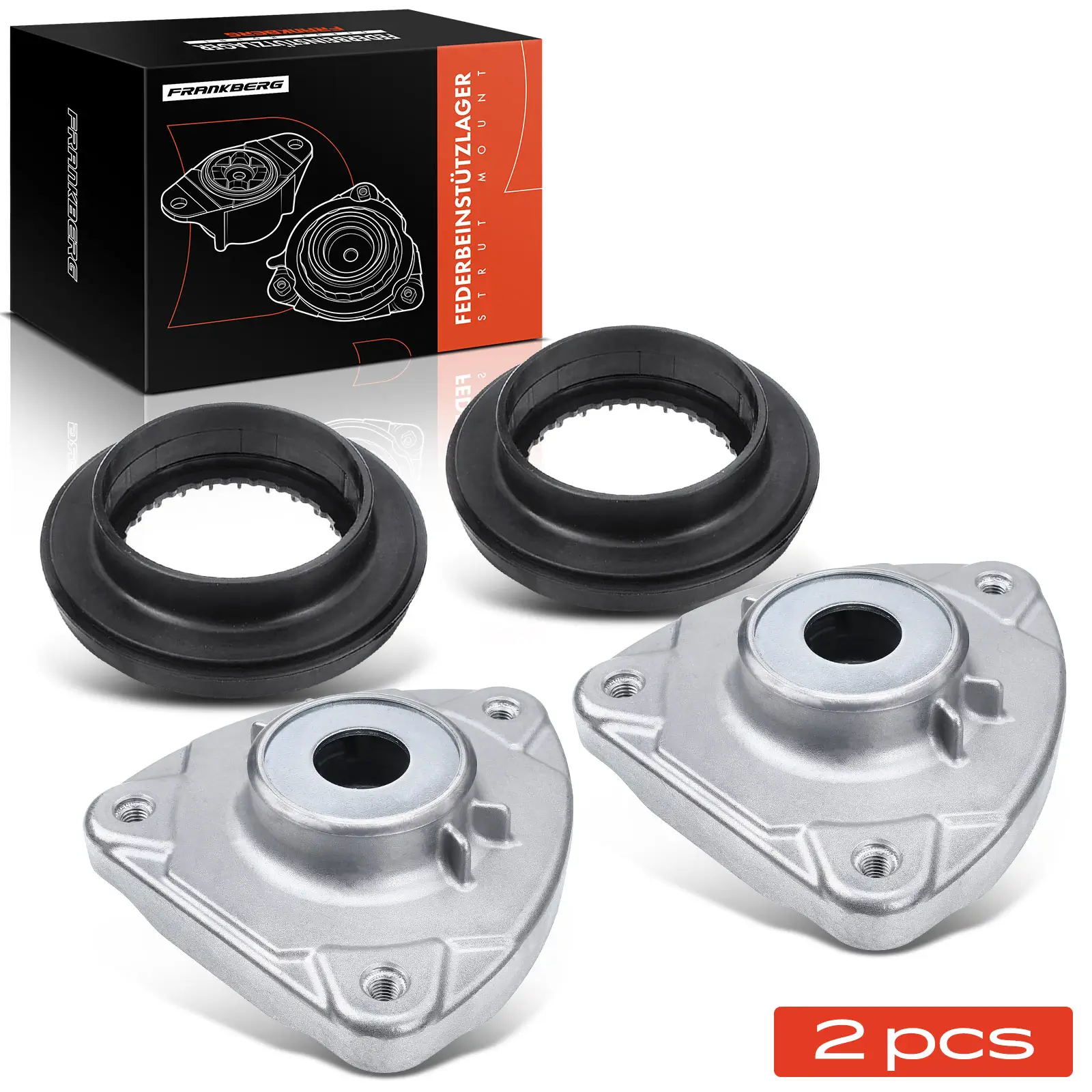 Federbeinstützlager Vorderachse beidseitig Frankberg 5481FB0064507
