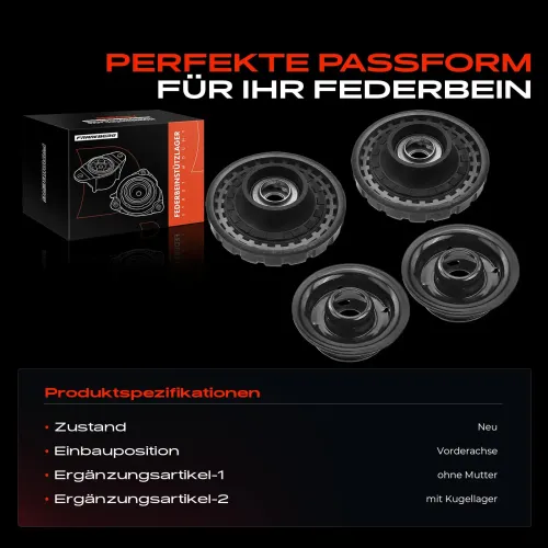 Federbeinstützlager Vorderachse beidseitig Frankberg 5481FB0064508 Bild Federbeinstützlager Vorderachse beidseitig Frankberg 5481FB0064508