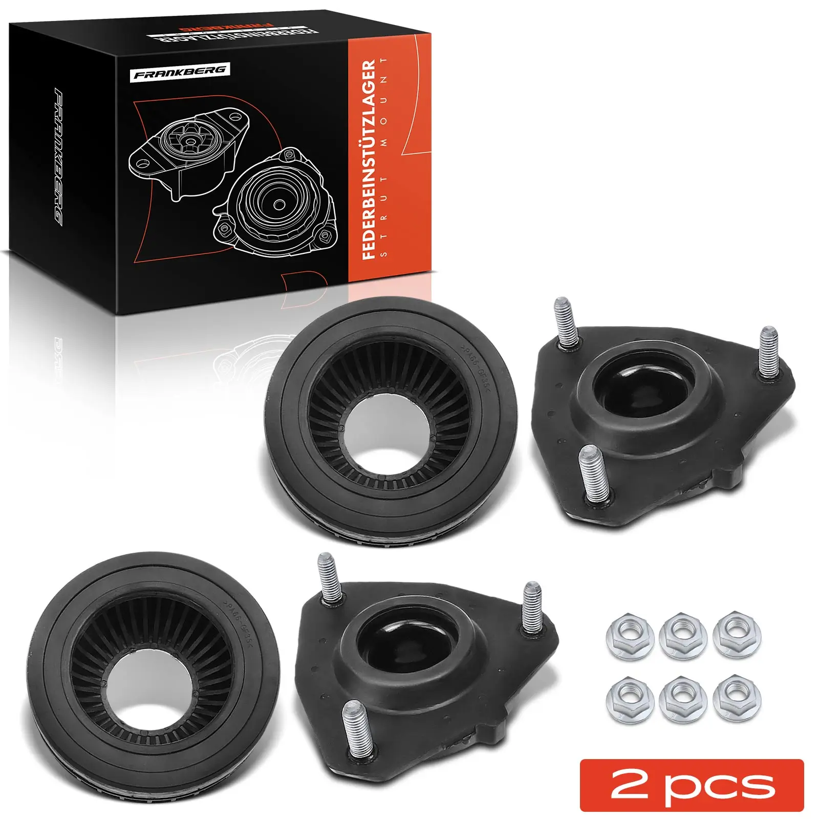 Federbeinstützlager Vorderachse beidseitig Frankberg 5481FB0064575