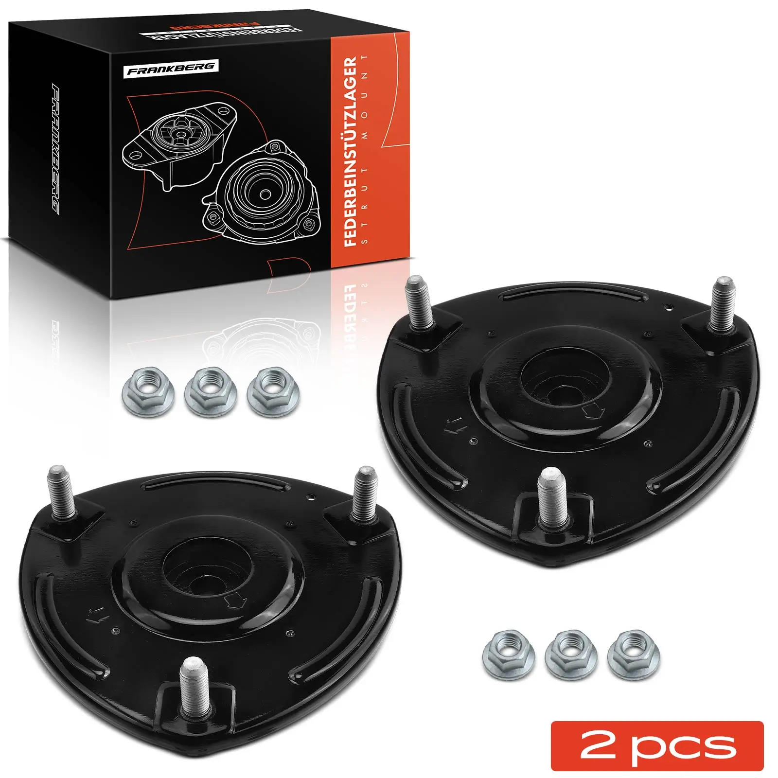 Federbeinstützlager Vorderachse beidseitig Frankberg 5481FB0064576