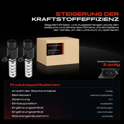 Steuerventil, Nockenwellenverstellung 12 V Auslassseite Frankberg 5481FB0064611 Bild Steuerventil, Nockenwellenverstellung 12 V Auslassseite Frankberg 5481FB0064611