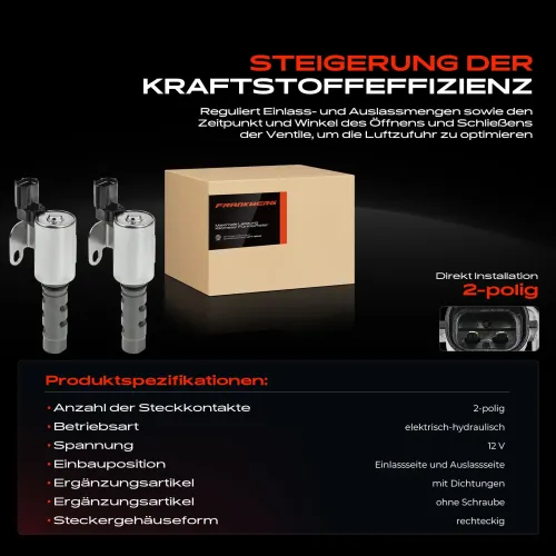 Steuerventil, Nockenwellenverstellung 12 V Frankberg 5481FB0064615 Bild Steuerventil, Nockenwellenverstellung 12 V Frankberg 5481FB0064615