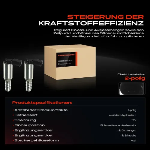 Steuerventil, Nockenwellenverstellung 12 V Frankberg 5481FB0064616 Bild Steuerventil, Nockenwellenverstellung 12 V Frankberg 5481FB0064616