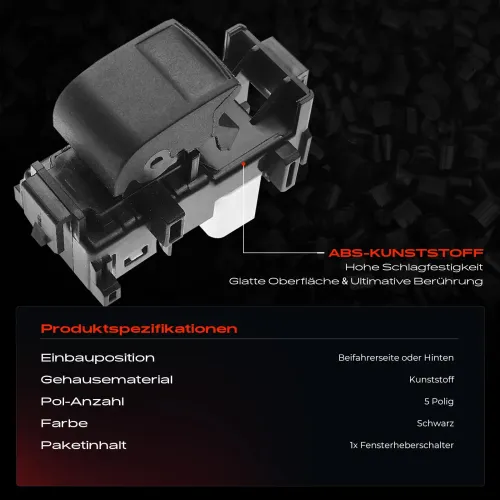 Schalter, Fensterheber Frankberg 5481FB0064647 Bild Schalter, Fensterheber Frankberg 5481FB0064647