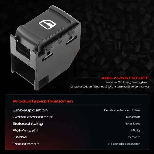 Schalter, Fensterheber Frankberg 5481FB0064653 Bild Schalter, Fensterheber Frankberg 5481FB0064653