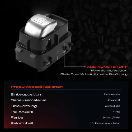 Schalter, Fensterheber Frankberg 5481FB0064675 Bild Schalter, Fensterheber Frankberg 5481FB0064675