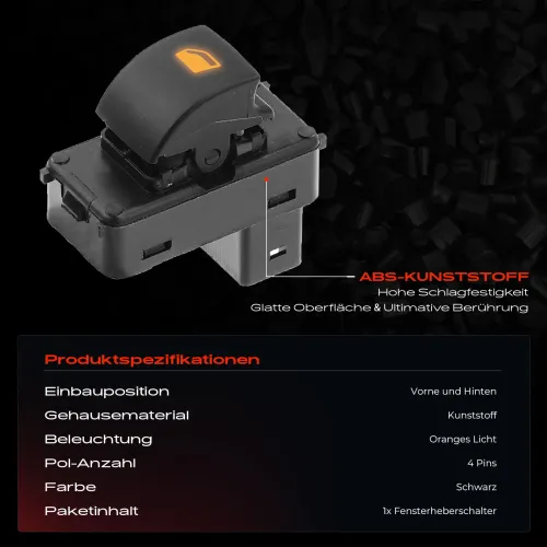 Schalter, Fensterheber Frankberg 5481FB0064682 Bild Schalter, Fensterheber Frankberg 5481FB0064682