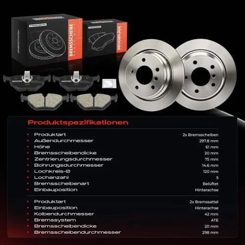 Bremsensatz, Scheibenbremse Frankberg 5481FB0064755 Bild Bremsensatz, Scheibenbremse Frankberg 5481FB0064755