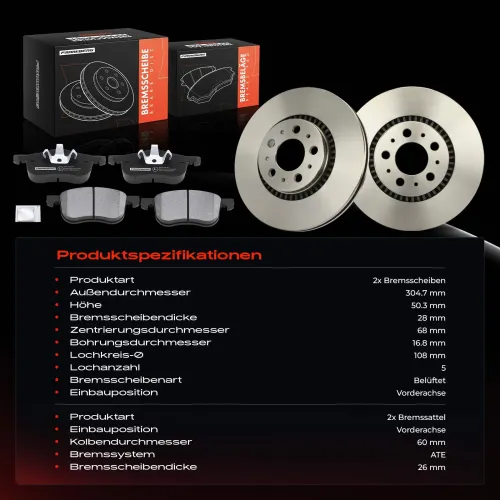 Bremsensatz, Scheibenbremse Frankberg 5481FB0064766 Bild Bremsensatz, Scheibenbremse Frankberg 5481FB0064766