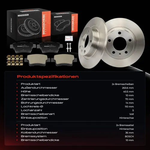 Bremsensatz, Scheibenbremse Frankberg 5481FB0064787 Bild Bremsensatz, Scheibenbremse Frankberg 5481FB0064787