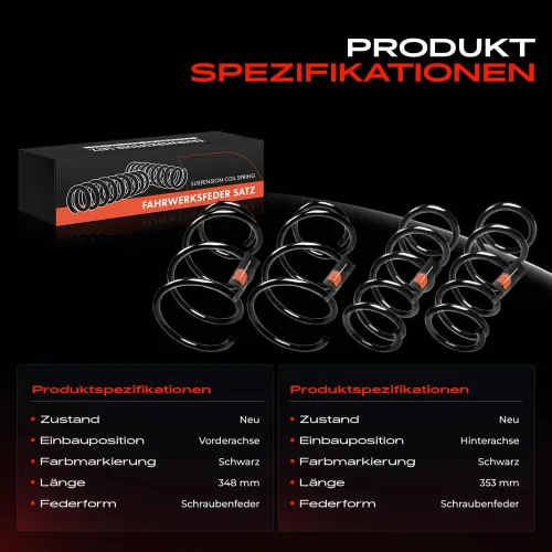 Fahrwerksfeder vorne und hinten Frankberg 5481FB0065270 Bild Fahrwerksfeder vorne und hinten Frankberg 5481FB0065270