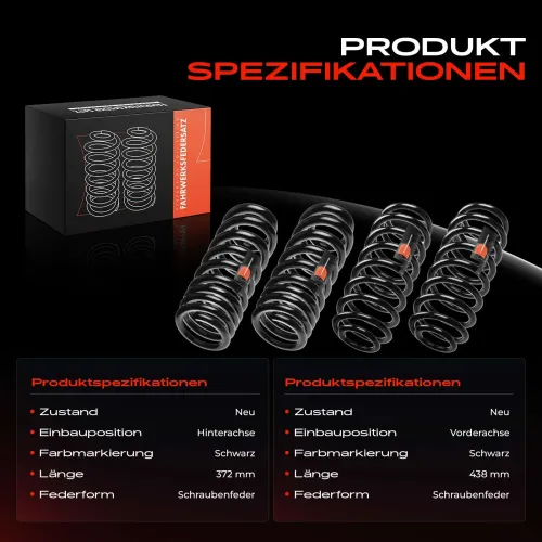 Fahrwerksfeder vorne und hinten Frankberg 5481FB0065285 Bild Fahrwerksfeder vorne und hinten Frankberg 5481FB0065285