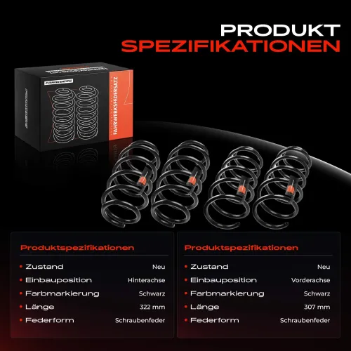 Fahrwerksfeder vorne und hinten Frankberg 5481FB0065439 Bild Fahrwerksfeder vorne und hinten Frankberg 5481FB0065439