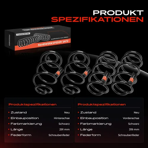 Fahrwerksfeder vorne und hinten Frankberg 5481FB0065459 Bild Fahrwerksfeder vorne und hinten Frankberg 5481FB0065459