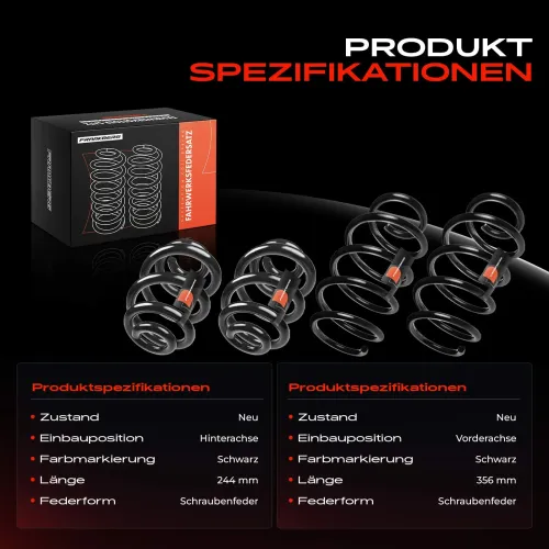 Fahrwerksfeder vorne und hinten Frankberg 5481FB0065462 Bild Fahrwerksfeder vorne und hinten Frankberg 5481FB0065462