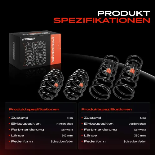 Fahrwerksfeder vorne und hinten Frankberg 5481FB0065464 Bild Fahrwerksfeder vorne und hinten Frankberg 5481FB0065464