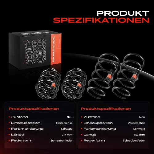 Fahrwerksfeder vorne und hinten Frankberg 5481FB0065465 Bild Fahrwerksfeder vorne und hinten Frankberg 5481FB0065465