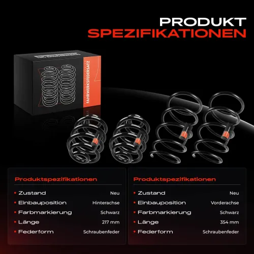 Fahrwerksfeder vorne und hinten Frankberg 5481FB0065466 Bild Fahrwerksfeder vorne und hinten Frankberg 5481FB0065466