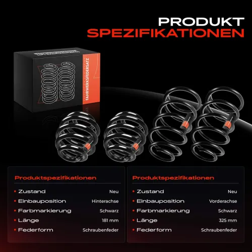 Fahrwerksfeder vorne und hinten Frankberg 5481FB0065488 Bild Fahrwerksfeder vorne und hinten Frankberg 5481FB0065488