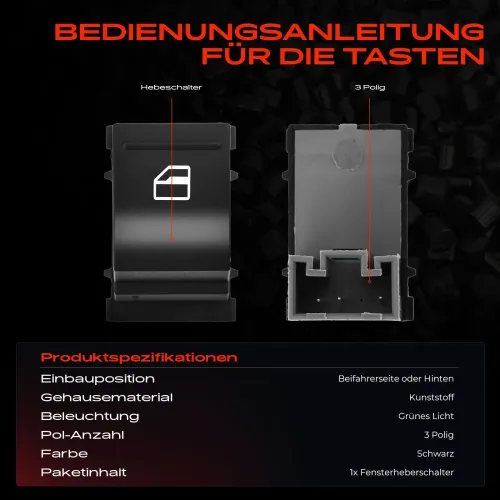 Schalter, Fensterheber Frankberg 5481FB0065607 Bild Schalter, Fensterheber Frankberg 5481FB0065607