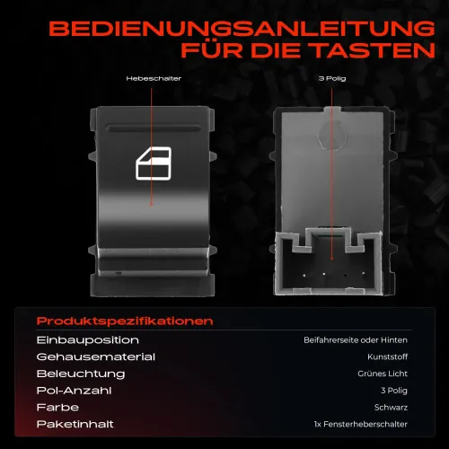 Schalter, Fensterheber Frankberg 5481FB0065608 Bild Schalter, Fensterheber Frankberg 5481FB0065608