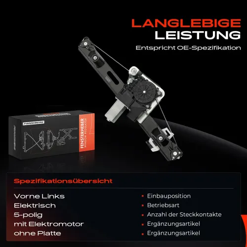 Fensterheber vorne links Frankberg 5481FB0065980 Bild Fensterheber vorne links Frankberg 5481FB0065980