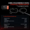 Sensor, Raddrehzahl Vorderachse beidseitig Frankberg 5481FB0066071 Bild Sensor, Raddrehzahl Vorderachse beidseitig Frankberg 5481FB0066071