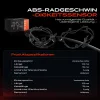 Sensor, Raddrehzahl Vorderachse beidseitig Frankberg 5481FB0066078 Bild Sensor, Raddrehzahl Vorderachse beidseitig Frankberg 5481FB0066078