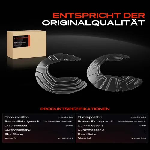 Spritzblech, Bremsscheibe Vorderachse Frankberg 5481FB0066900 Bild Spritzblech, Bremsscheibe Vorderachse Frankberg 5481FB0066900