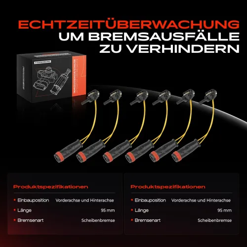 Warnkontakt, Bremsbelagverschleiß vorne und hinten Frankberg 5481FB0067093 Bild Warnkontakt, Bremsbelagverschleiß vorne und hinten Frankberg 5481FB0067093