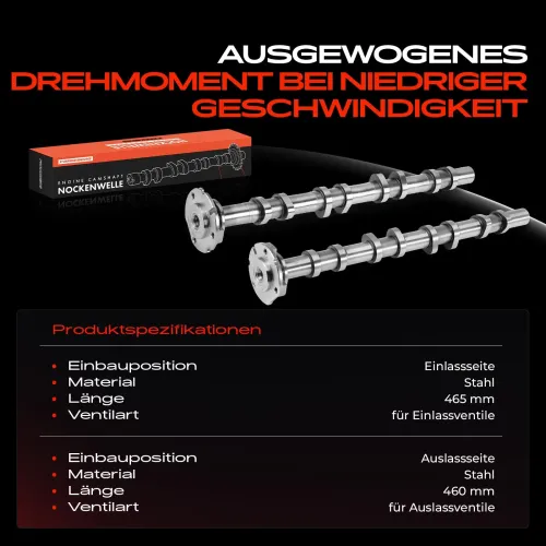 Nockenwelle Einlassseite Frankberg 5481FB0067278 Bild Nockenwelle Einlassseite Frankberg 5481FB0067278