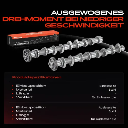 Nockenwelle Einlassseite Frankberg 5481FB0067286 Bild Nockenwelle Einlassseite Frankberg 5481FB0067286