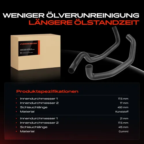 Schlauch, Kurbelgehäuseentlüftung Frankberg 5481FB0067290 Bild Schlauch, Kurbelgehäuseentlüftung Frankberg 5481FB0067290