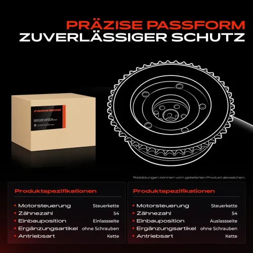 Nockenwellenversteller Einlassseite Frankberg 5481FB0067315 Bild Nockenwellenversteller Einlassseite Frankberg 5481FB0067315