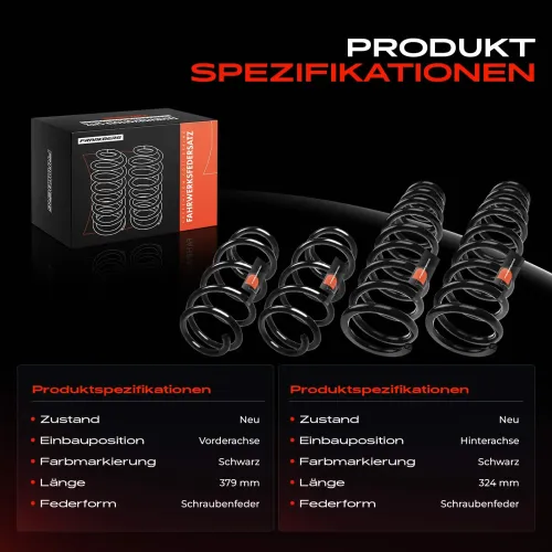 Fahrwerksfeder vorne und hinten Frankberg 5481FB0067325 Bild Fahrwerksfeder vorne und hinten Frankberg 5481FB0067325