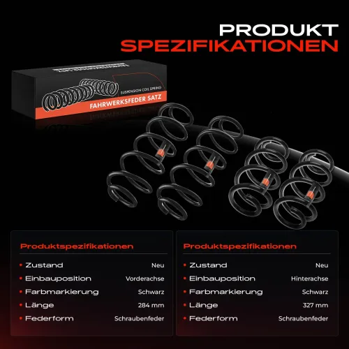 Fahrwerksfeder vorne und hinten Frankberg 5481FB0067335 Bild Fahrwerksfeder vorne und hinten Frankberg 5481FB0067335