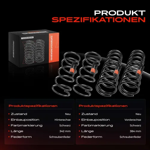 Fahrwerksfeder vorne und hinten Frankberg 5481FB0067368 Bild Fahrwerksfeder vorne und hinten Frankberg 5481FB0067368