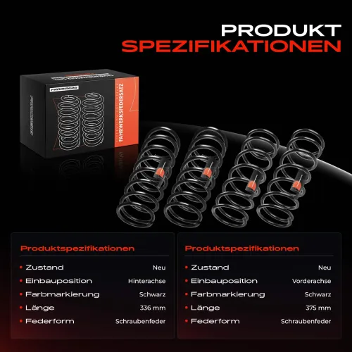 Fahrwerksfeder vorne und hinten Frankberg 5481FB0067371 Bild Fahrwerksfeder vorne und hinten Frankberg 5481FB0067371