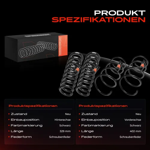 Fahrwerksfeder vorne und hinten Frankberg 5481FB0067405 Bild Fahrwerksfeder vorne und hinten Frankberg 5481FB0067405